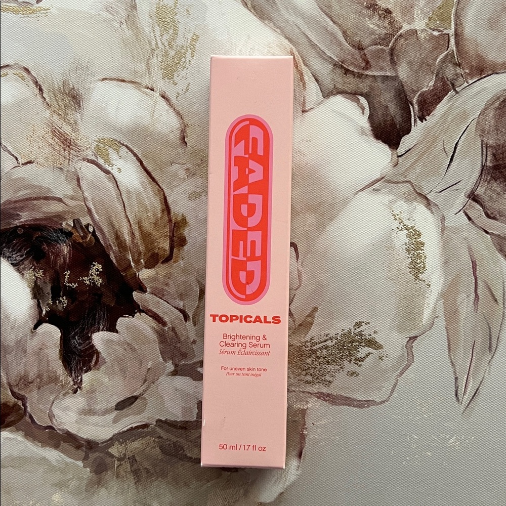 TOPICALS
Faded Brightening Serum for Dark Spots and
Discoloration